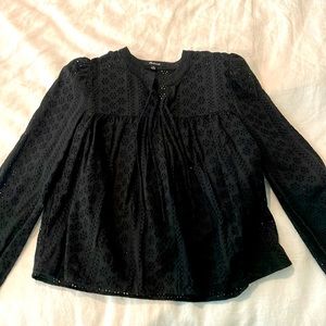 Black Madewell Blouse Size M